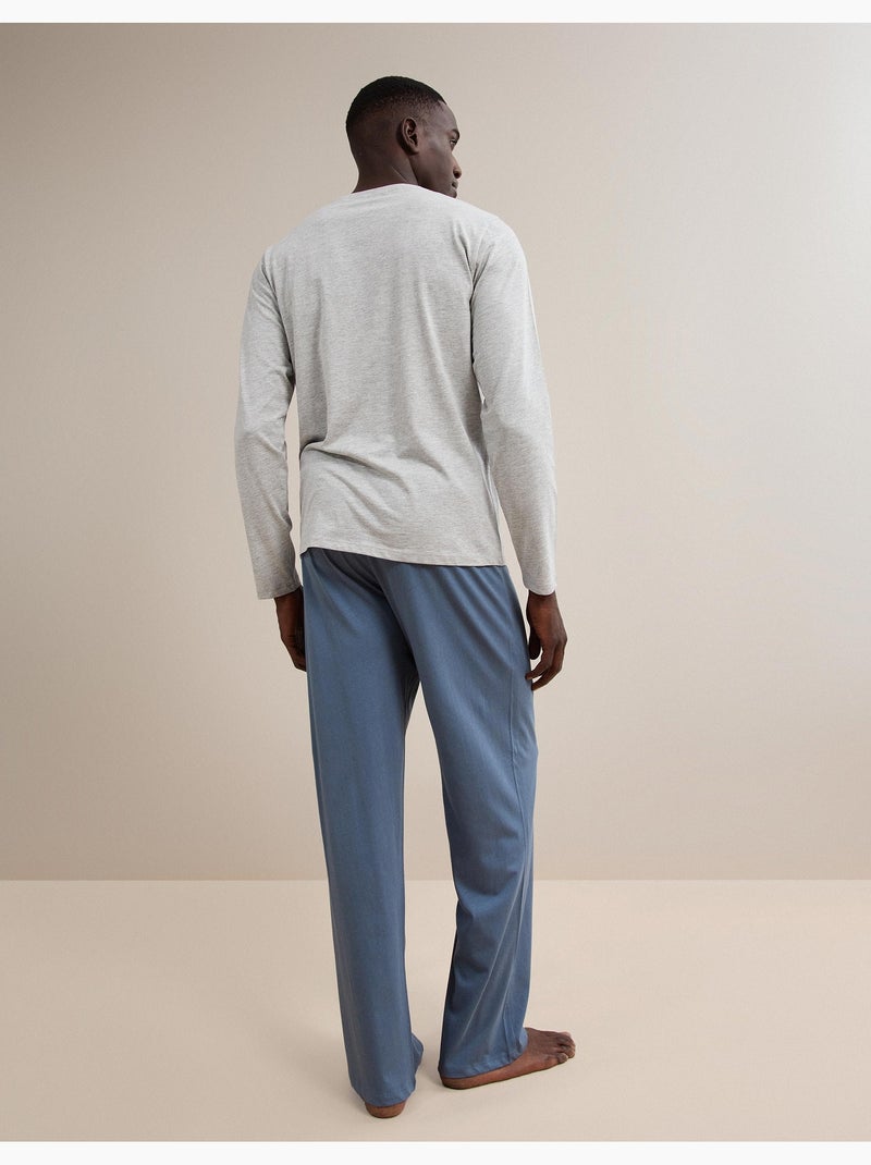 Pigiama in jersey stampato, mo fashion Grigio - Kiabi