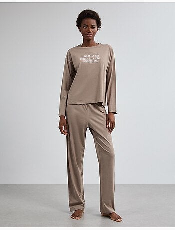 Pigiama in jersey stampato, mo fashion