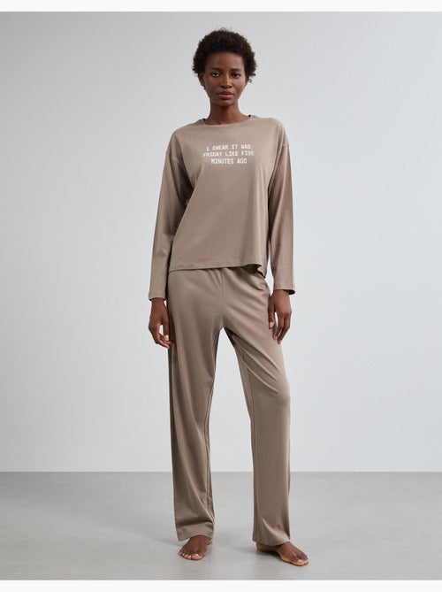 Pigiama in jersey stampato, mo fashion - Kiabi