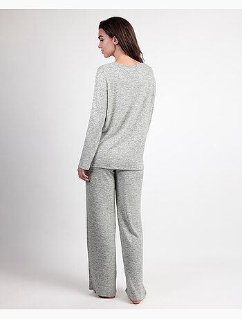Pigiama in maglia di cretonne a maniche lunghe da donna ADMAS GARDEN