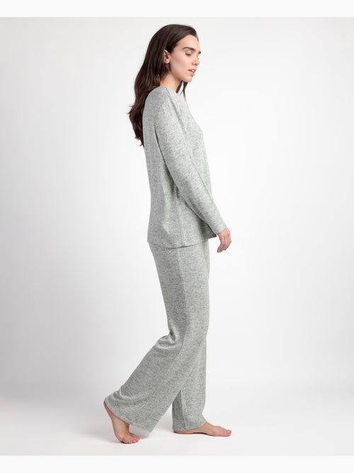 Pigiama in maglia di cretonne a maniche lunghe da donna ADMAS GARDEN - Kiabi Pigiama in maglia di cretonne a maniche lunghe da donna ADMAS GARDEN - Kiabi