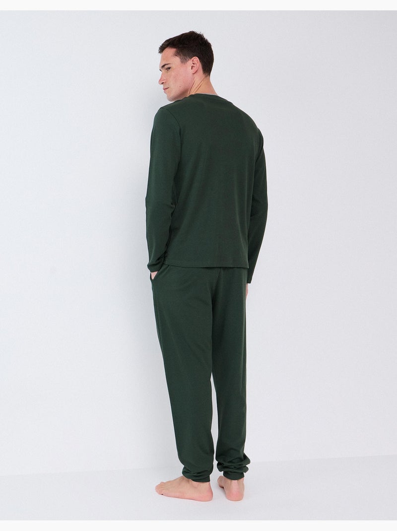 Pigiama in maglia interlock, mo fashion Verde - Kiabi