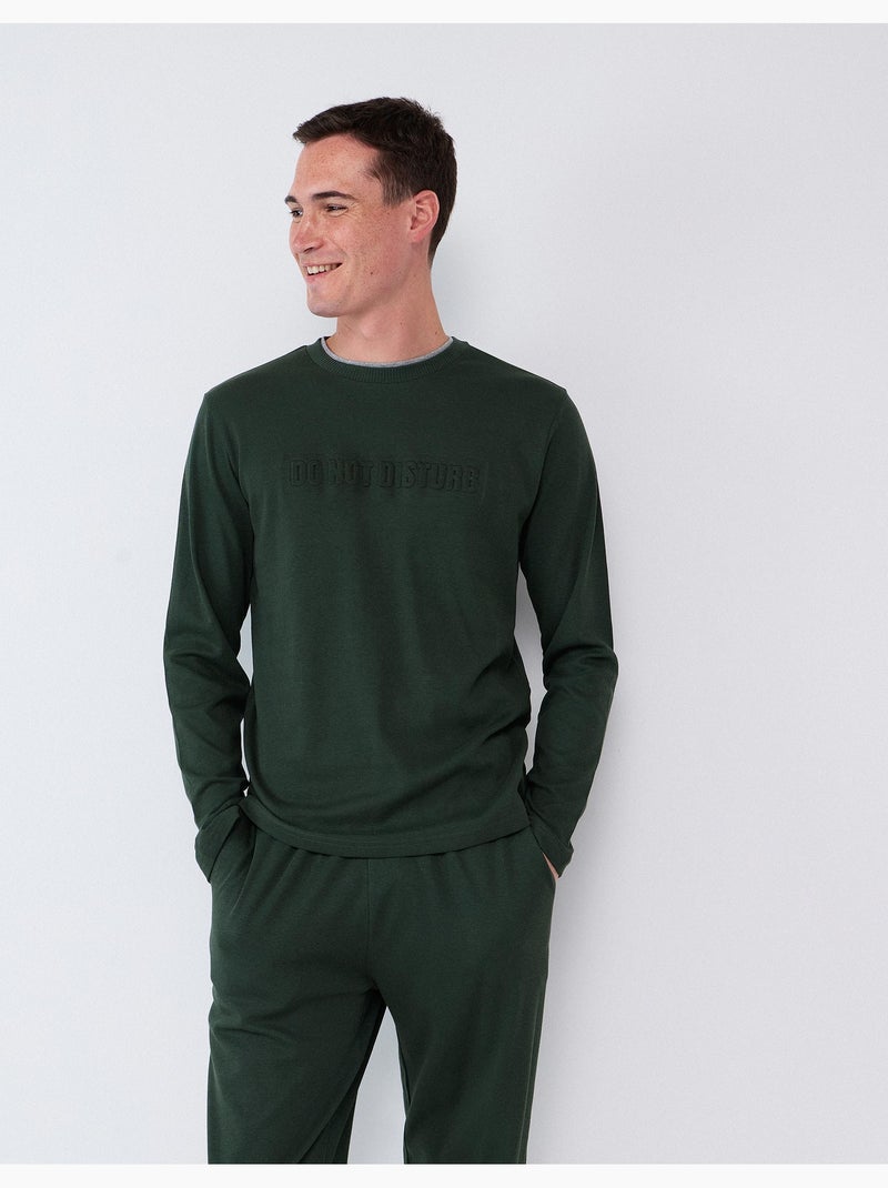 Pigiama in maglia interlock, mo fashion Verde - Kiabi
