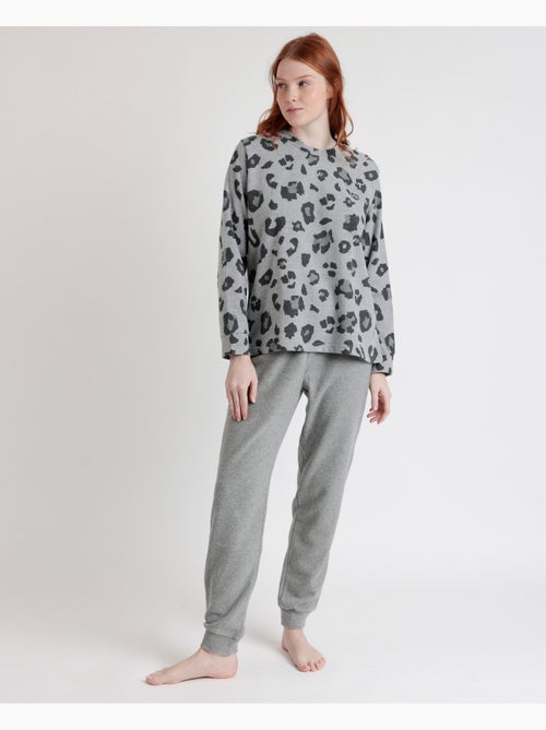 Pigiama in pelle a maniche lunghe da donna ADMAS - Kiabi Pigiama in pelle a maniche lunghe da donna ADMAS - Kiabi