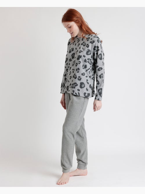 Pigiama in pelle a maniche lunghe da donna ADMAS - Kiabi Pigiama in pelle a maniche lunghe da donna ADMAS - Kiabi