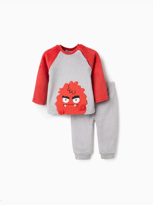 Pigiama in peluche con ricamo monsters of emotions - Kiabi