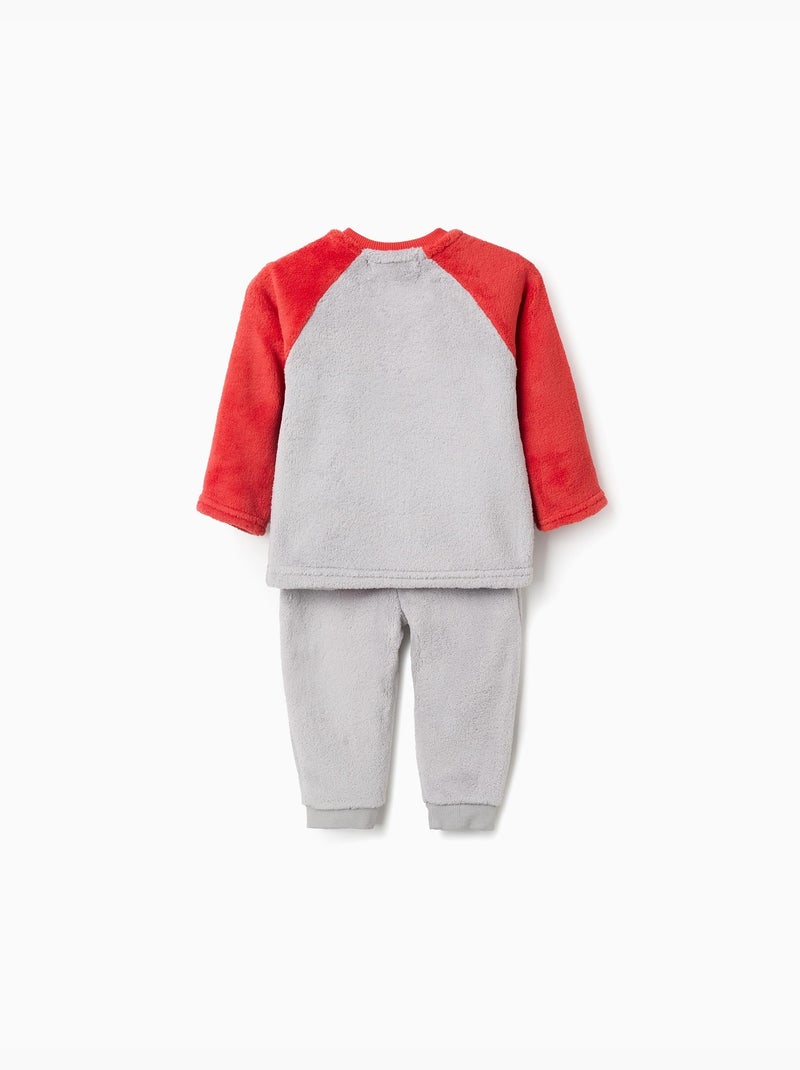 Pigiama in peluche con ricamo monsters of emotions Grigio - Kiabi