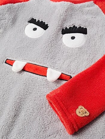 Pigiama in peluche con ricamo monsters of emotions