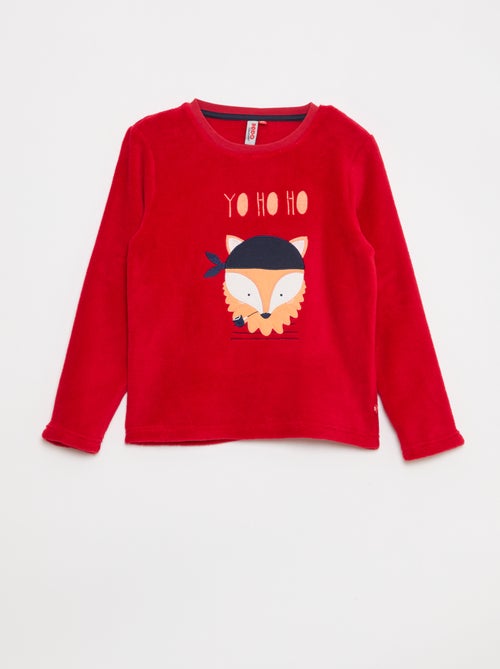 Pigiama in pile - completo 2 pezzi - Kiabi