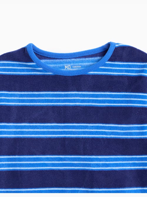 Pigiama in pile a righe, mo fashion - Kiabi