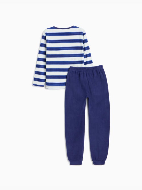 Pigiama in pile a righe, mo fashion - Kiabi
