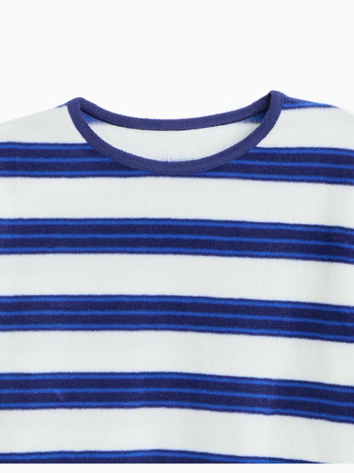 Pigiama in pile a righe, mo fashion - Kiabi