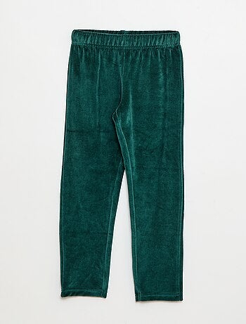 Pigiama in pile completo t-shirt + pantaloni - 2 pezzi