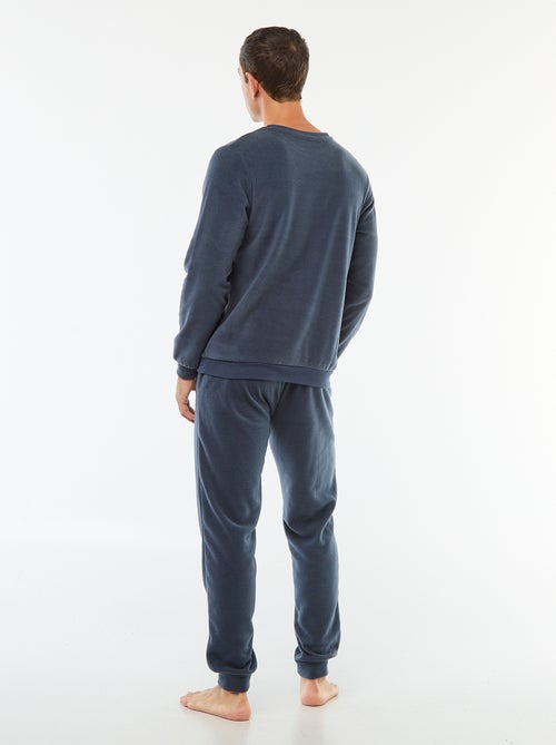 Pigiama in pile composto da maglietta e pantaloni - 2 pezzi - Kiabi
