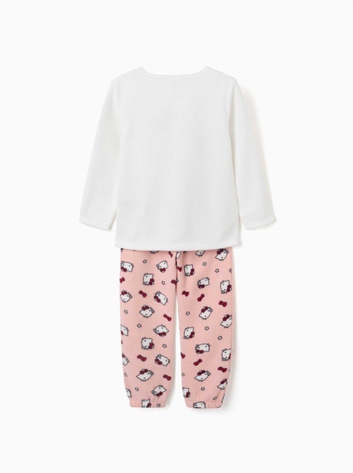 Pigiama in pile con ricamo hello kitty - Kiabi Pigiama in pile con ricamo hello kitty - Kiabi