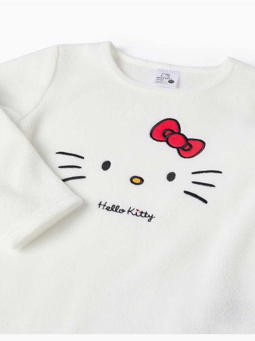 Pigiama in pile con ricamo hello kitty - Kiabi Pigiama in pile con ricamo hello kitty - Kiabi