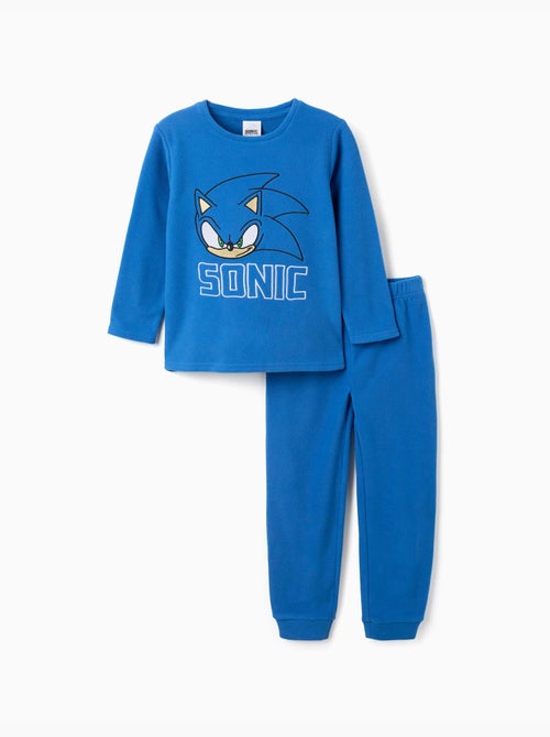 Pigiama in pile con ricamo sonic - Kiabi Pigiama in pile con ricamo sonic - Kiabi