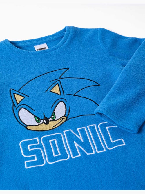 Pigiama in pile con ricamo sonic - Kiabi Pigiama in pile con ricamo sonic - Kiabi