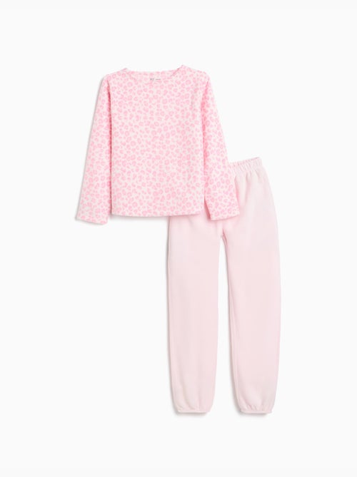 Pigiama in pile con stampa animalier, mo fashion - Kiabi