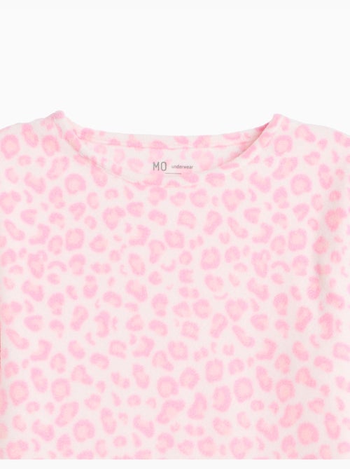 Pigiama in pile con stampa animalier, mo fashion - Kiabi