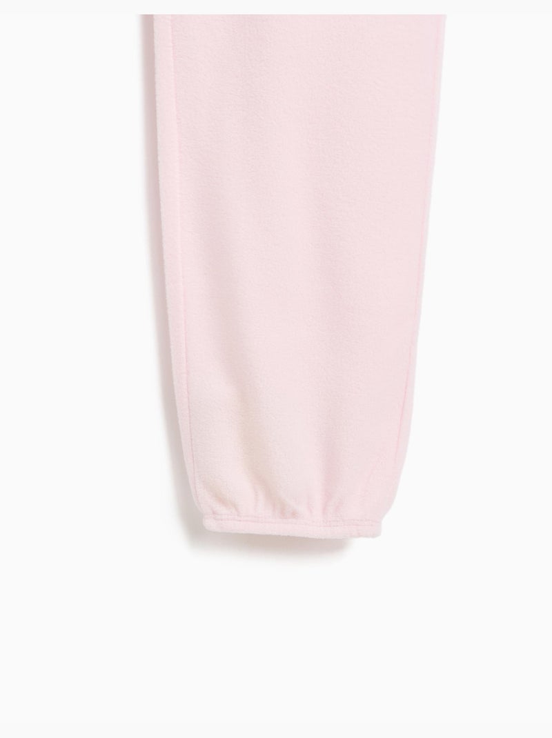 Pigiama in pile con stampa animalier, mo fashion Rosa - Kiabi