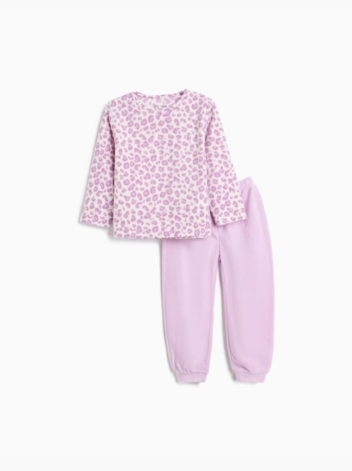 Pigiama in pile con stampa animalier, mo fashion - Kiabi