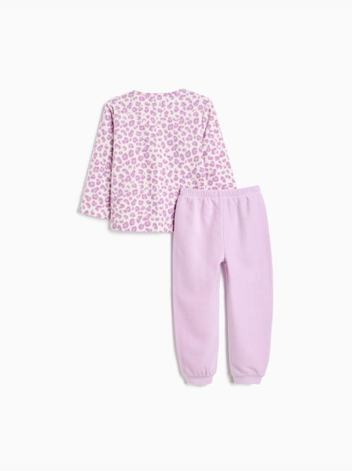 Pigiama in pile con stampa animalier, mo fashion - Kiabi