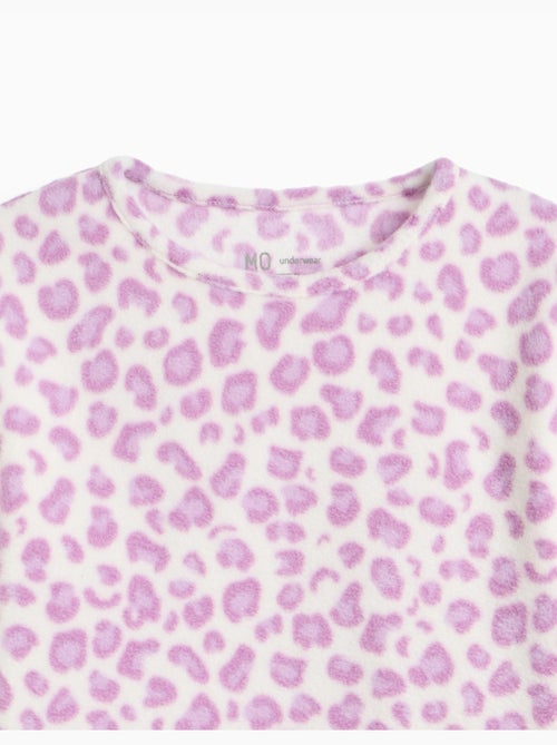 Pigiama in pile con stampa animalier, mo fashion - Kiabi