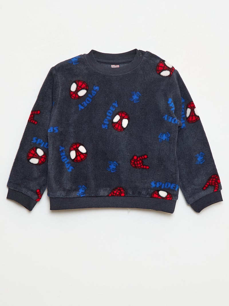 Pigiama in pile firmato 'Spider-Man' 'Marvel' - 2 pezzi Blu - Kiabi