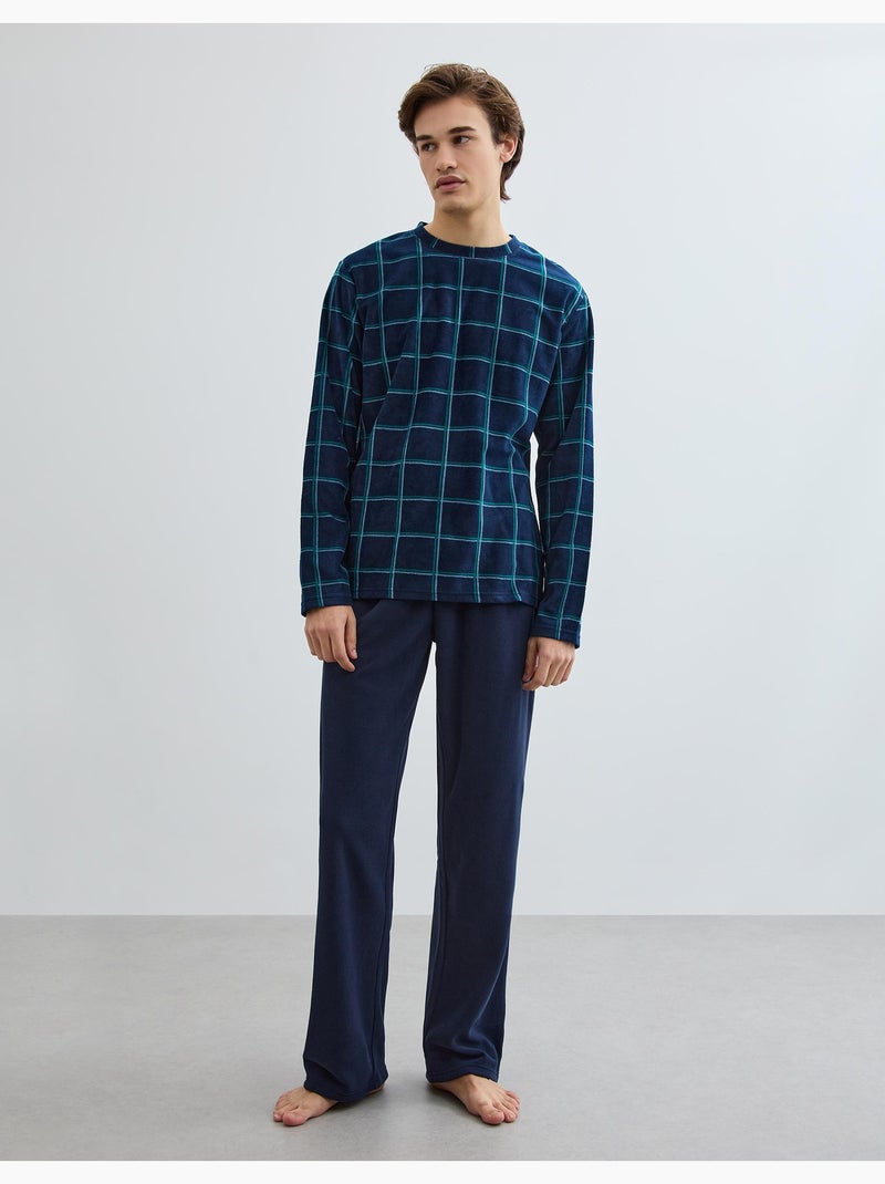 Pigiama in pile, MO Fashion Blu - Kiabi