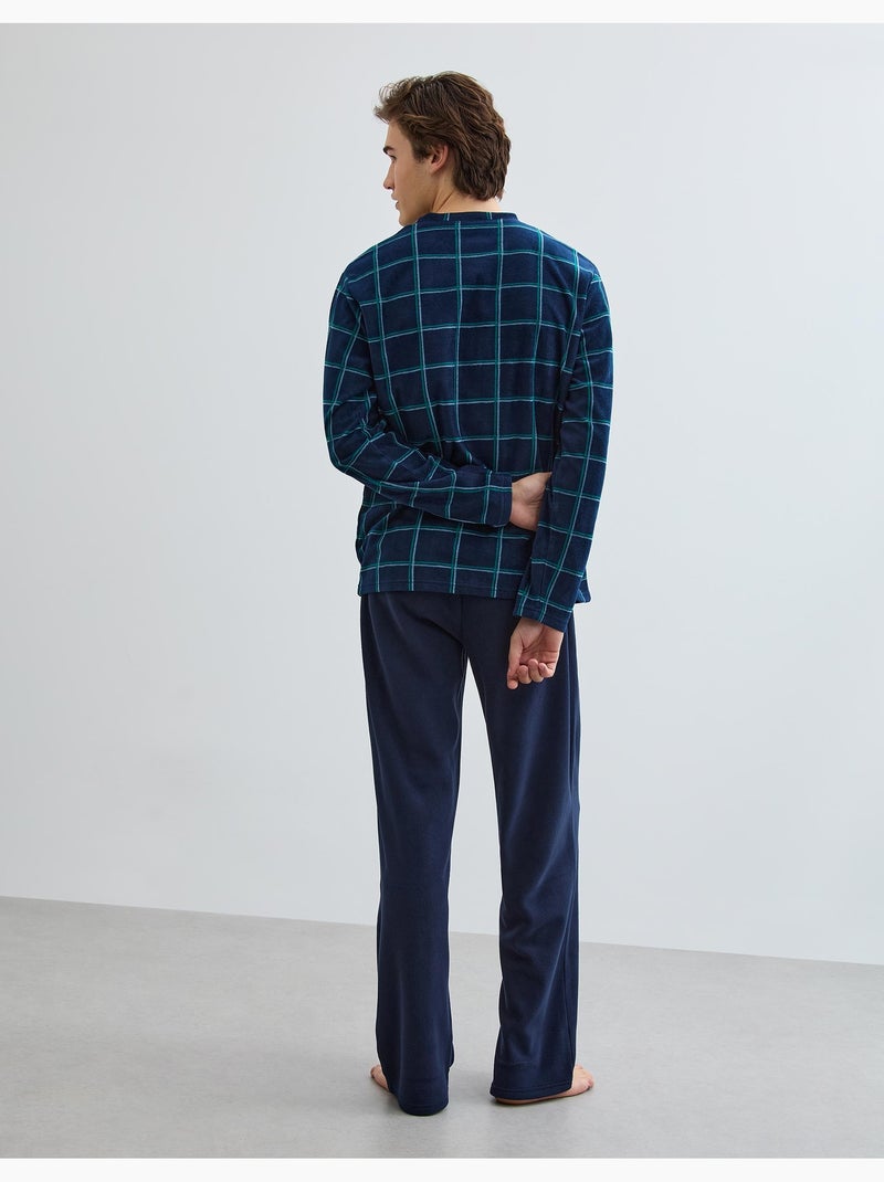 Pigiama in pile, MO Fashion Blu - Kiabi