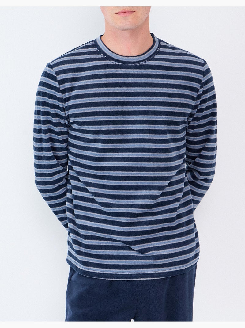 Pigiama in pile, mo fashion Blu - Kiabi