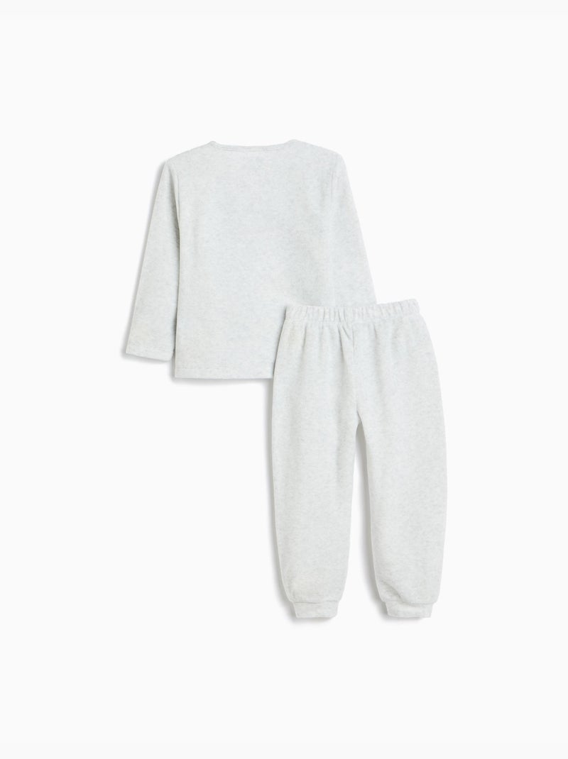Pigiama in pile, mo fashion Grigio - Kiabi