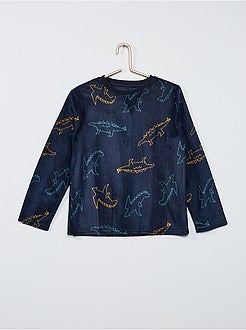 Pigiama in pile stampato - Kiabi