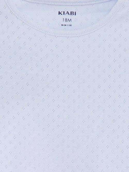 Pigiama in pointelle t-shirt + shorts - 2 pezzi - Kiabi