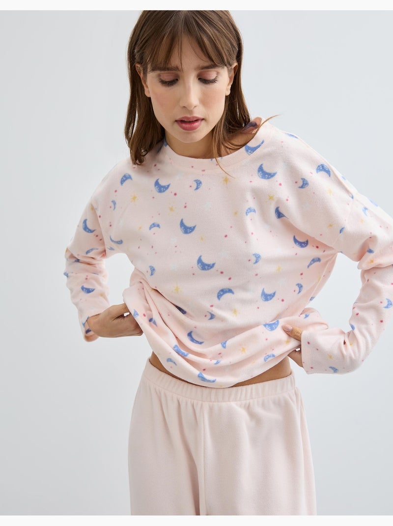 Pigiama in Polar Fleece, MO Fashion Rosa - Kiabi