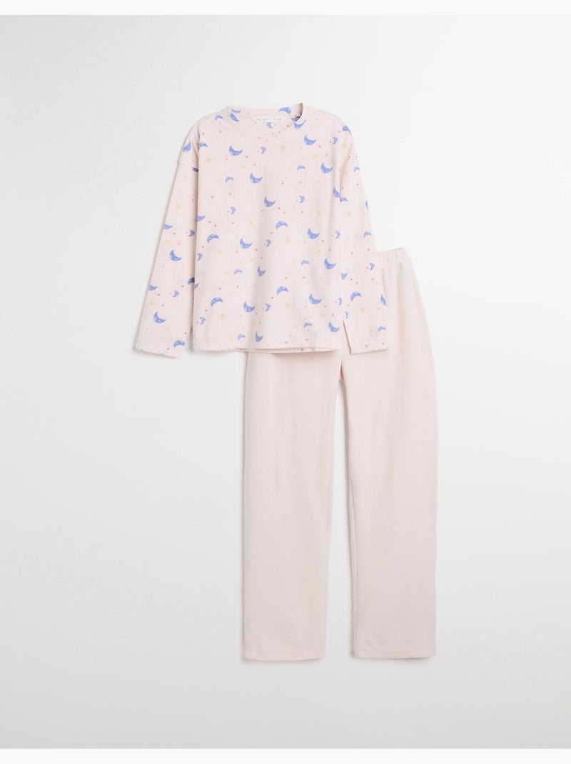 Pigiama in Polar Fleece, MO Fashion Rosa - Kiabi