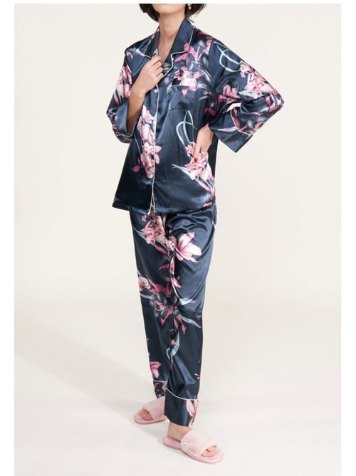 Pigiama in raso fluido Kebello - Kiabi