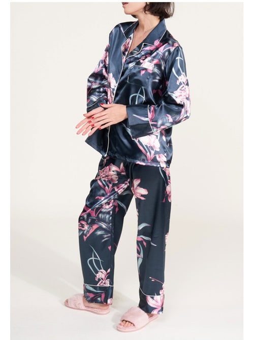 Pigiama in raso fluido Kebello - Kiabi