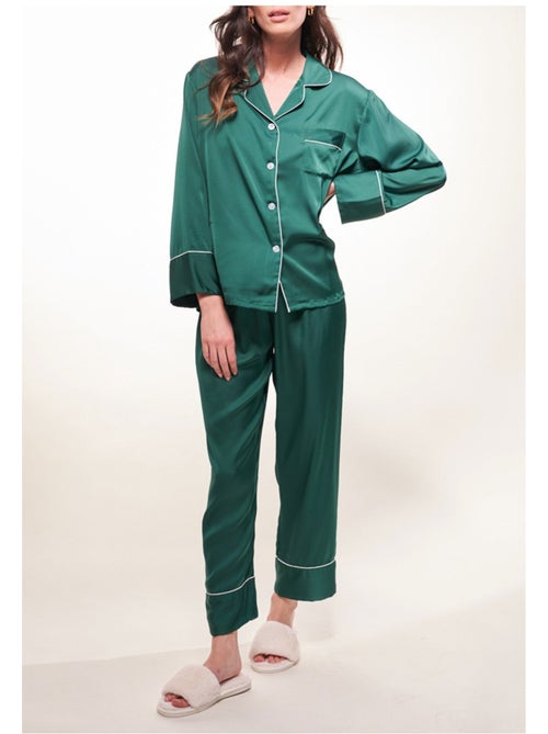 Pigiama in raso fluido Kebello - Kiabi