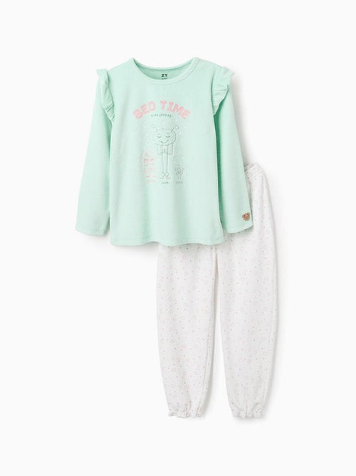 Pigiama in velluto che si illumina al buio 'emozioni' - Kiabi