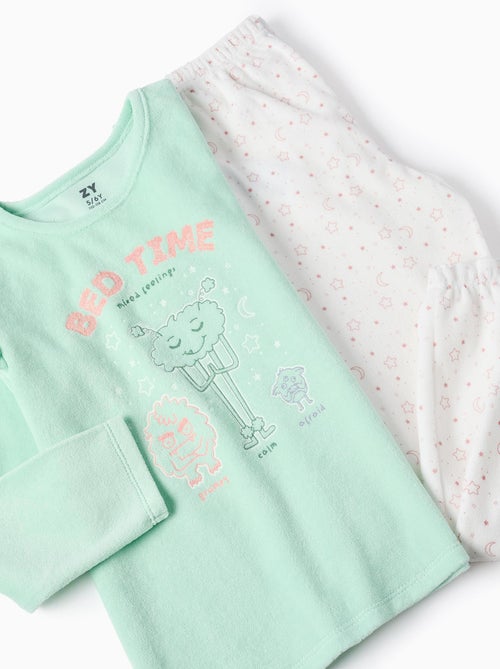 Pigiama in velluto che si illumina al buio 'emozioni' - Kiabi