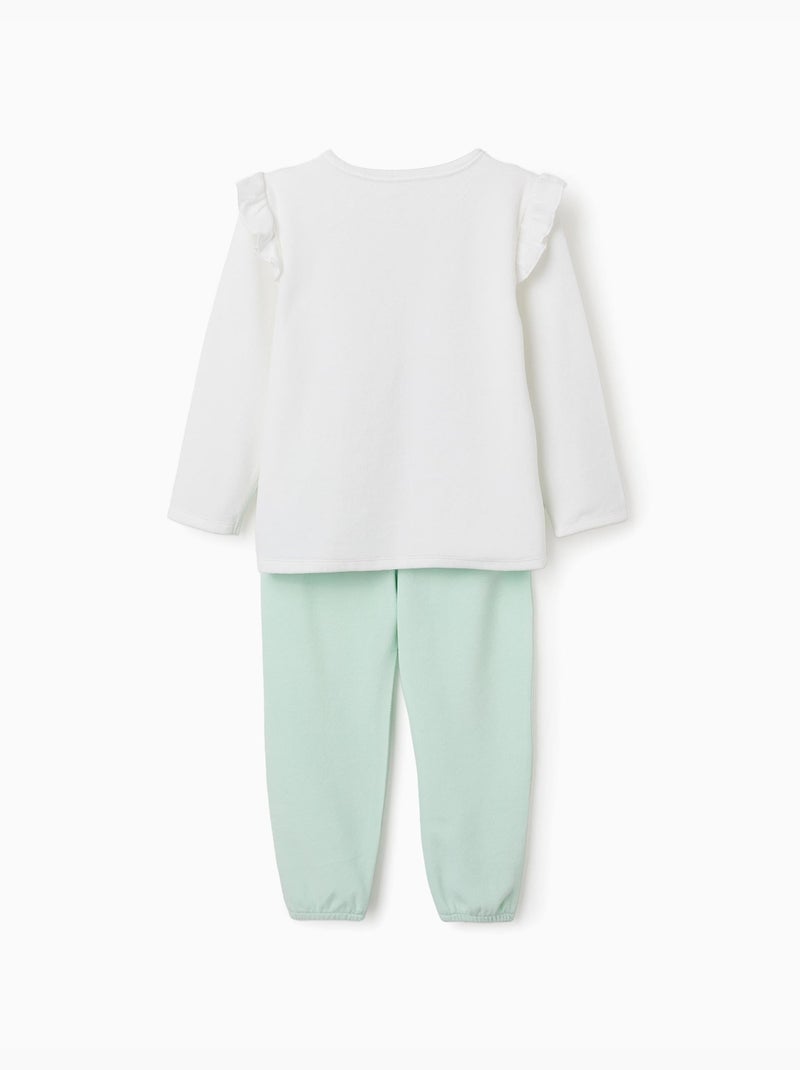 Pigiama in velluto con principesse disney Bianco - Kiabi
