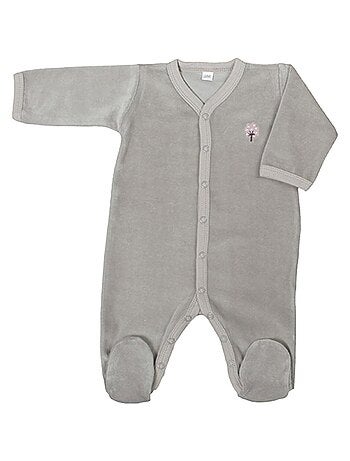 Pigiama in velluto di cotone biologico