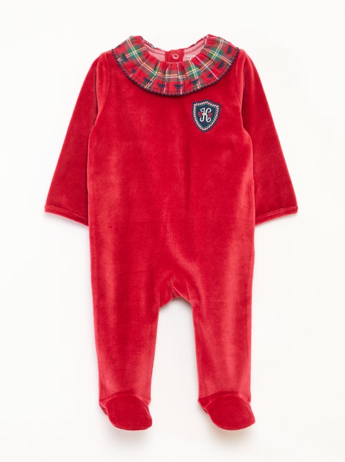 Pigiama in velluto di cotone - Kiabi