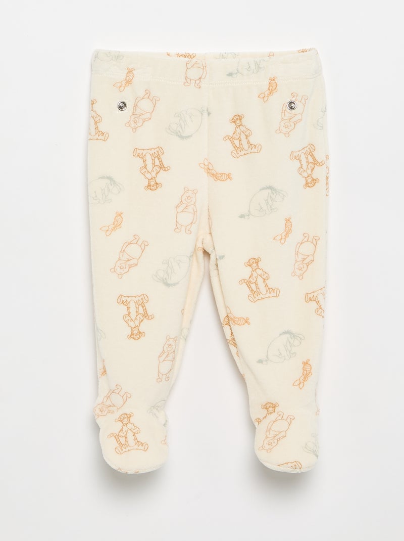 Pigiama in velluto 'Mickey Mouse' - 2 pezzi Marrone - Kiabi