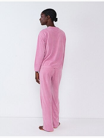 Pigiama in velluto, mo fashion
