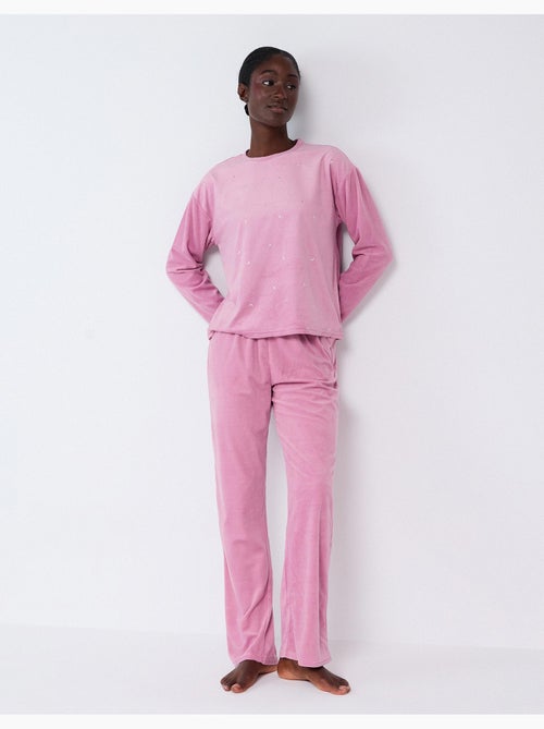 Pigiama in velluto, mo fashion - Kiabi