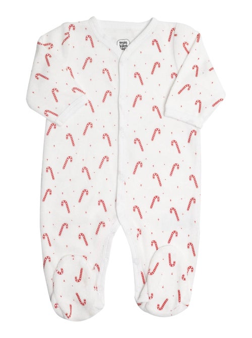 Pigiama in velluto per bambino Bastoncino di Zucchero - Kiabi