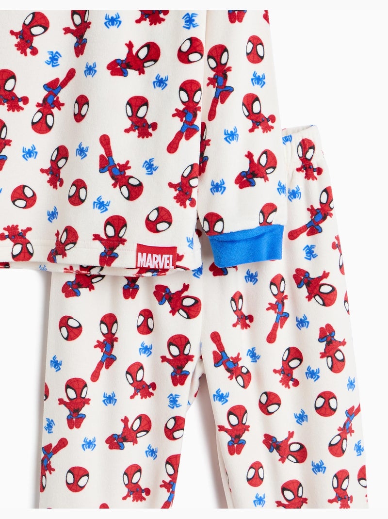 Pigiama in velluto « spider-man » ©marvel, mo fashion Beige - Kiabi